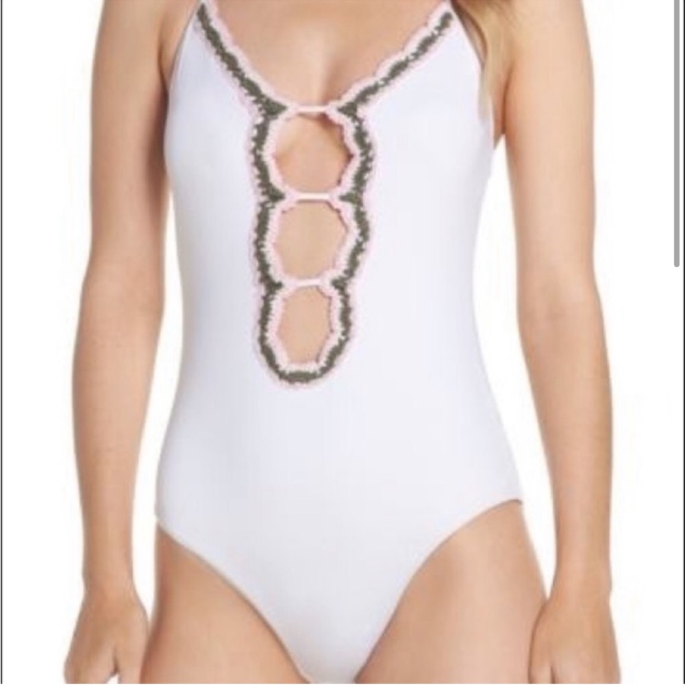 NWT MSRP $144 BECCA Medina One-Piece Swimsuit Women's Size Large - Picture 6 of 9